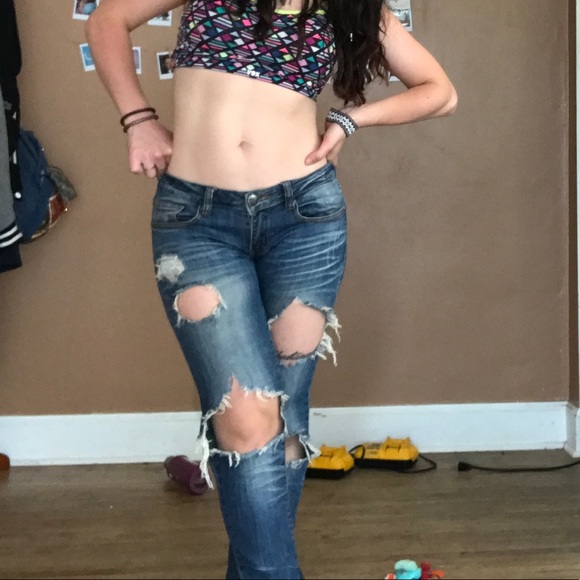 MACHINE distressed low-rise 👖 - Picture 10 of 12